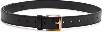 Givenchy Leather Belt - Black - 85 (UK12/ M)