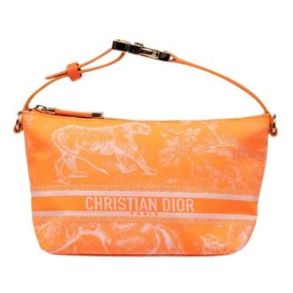 Dior Pre-owned Vintage Mini Bag - Dames - Pre-owned - Oranje - Maat: ONE Size Leer