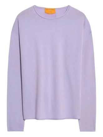 Guest In Residence oversized crew-neck sweatshirt - Purple