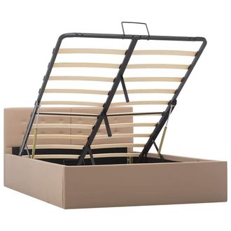 vidaXL Giroletto Idraulico Cappuccino In Similpelle 120x200cm Vidaxl