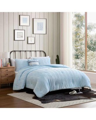 Wrangler Navajo Diamond Embossed Plush Comforter Set