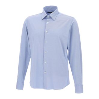 Roberto Ricci Design Rrd, Heren, Overhemden, Blauw, Maat: M Polyamide