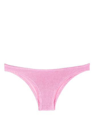 MC2 Saint Barth Elise seersucker-texture bikini bottoms - Rosa