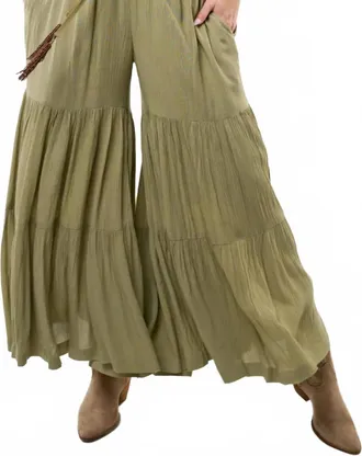 Aratta Dream Palazzo Pants In Olive