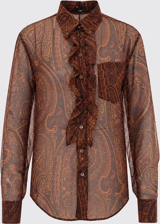 Etro Shirt Woman color Brown