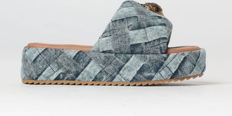 Kurt Geiger Mules Kensington in denim intrecciato