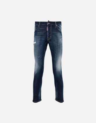 Dsquared2 Mens Dsquared2 Dark Navy Blue Skater fit Jeans - Size: 34/32