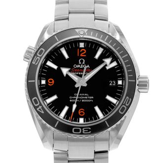 Omega Pre-owned Omega Seamaster Planet Ocean Black Dial Mens Watch 23230422101003