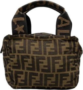 Fendi Pre-owned Canvas Mini Bag - Dames - Vintage Mini Tas - Bruin - ONE Size - Vintage
