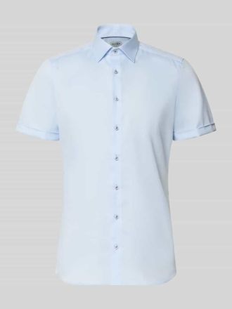 Olymp Level 5 Slim Fit Business-Hemd mit Kentkragen in Bleu, Gr&ouml;&szlig;e 38