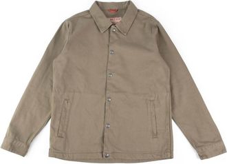 Iron And Resin Mens Coach Jacket In Olive