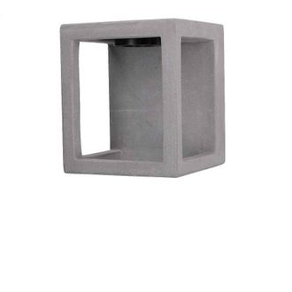 Forlight Box - Aplique Exterior Led De Cemento Para Jard&iacute;n Y Terraza. Led 4w Luz Neutra 4000k Y 208 L&uacute;menes. Impermeable Para Exterior Ip65. Cemento Natural - 