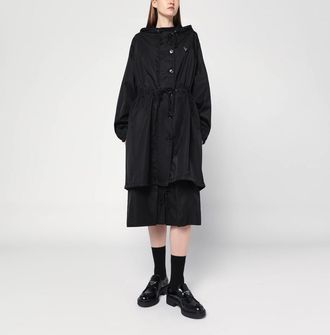 Prada Black raincoat in Re-Nylon