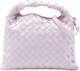 Bottega Veneta Pre-owned Bottega Veneta Mini Calfskin Intrecciato Hop Satchel Ladies A01015546M