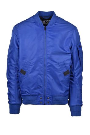 Diesel Padded Bomber Jacket - Blue
