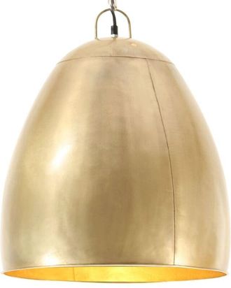 vidaXL Industrial Hanging Lamp 25 w Brass Round 42 cm E27 Vidaxl
