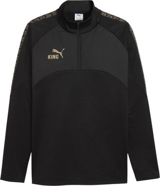 Puma Heren King Atletische Training Boor Top (Zwart/Goud)