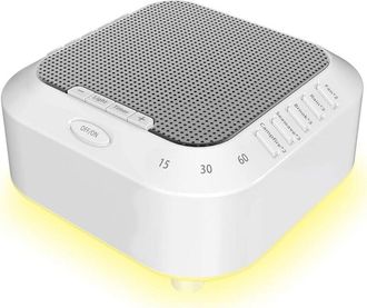 OEM M&aacute;quina Port&aacute;til De Ruido Blanco Para Adultos Y Beb&eacute;s Con 28 Sonidos Relajantes Y Luz Nocturna Con Temporizador, Ventilador, Sonido Del Oc&eacute;ano, Arroyo