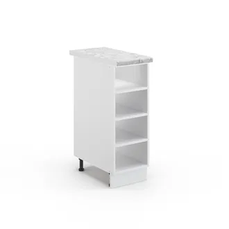Vicco Estante De Cocina Fame-line, Blanco, 30 Cm, Et M&aacute;rmol