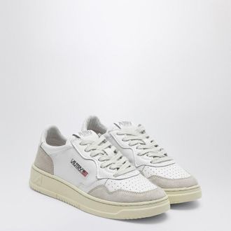 Autry White Leather Medalist Low Top Sneakers
