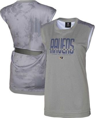 Outerstuff Womens Gray Baltimore Ravens No Sweat Tank Top at Nordstrom, Size Xx-Large