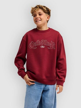 Quiksilver Graphic Crew Oversized Kids Sweater rood