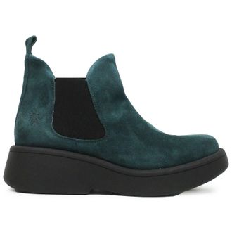 FLY London MULK159FLY Oil Suede Womens Ankle Boots - Petrol - Size:UK 7