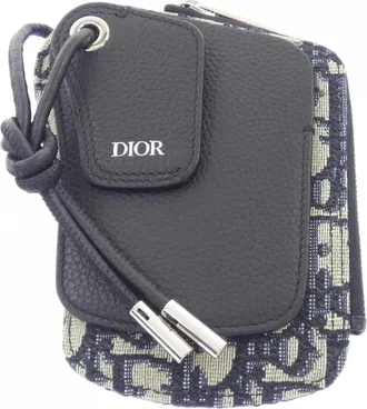Dior Beige Navy Pouch (Pre-Owned)