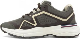 Tommy Hilfiger Knit Cleat Runner Trainers - Heren - Sneakers - Groen - 43 EU - Leer - Schoenen