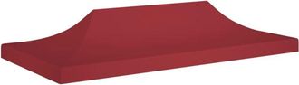 vidaXL Vidaxl - Tetto per Tendone per Feste 6x3 m Rosso Borgogna 270 g/m&sup2;