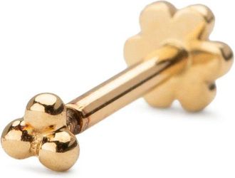Maria Tash 18kt yellow gold Ball Trinity single earring - Oro