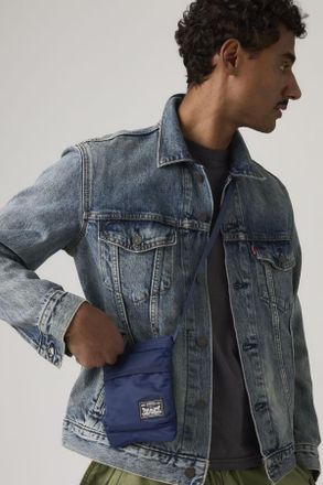 Levi's Mission Bay Crossbody Pouch - Uomo - One Size - Blu / Navy Blazer