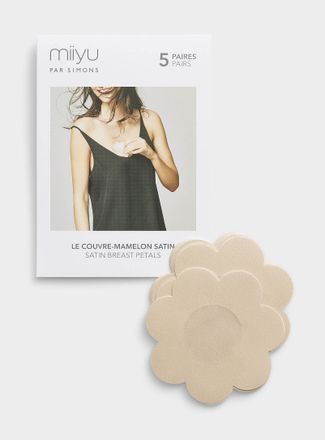 Miiyu Womens Satin nipple covers