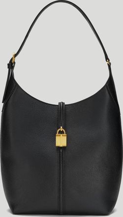 DeMellier The Siena Bucket in Black Small Grain Leather Shoulder bag