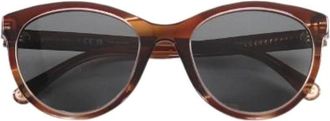 Chanel Pre-owned Accessories, female, Brown, Size: ONE SIZE Pre-owned Plastic Sunglasses