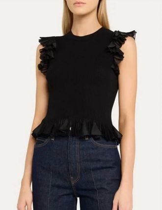 Ulla Johnson Leila Top In Noir