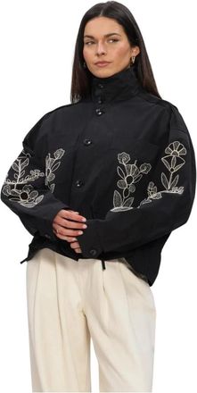 Antik Batik Jassen, Dames, Zwart, S, Maria Jacket
