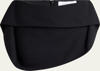 Ferragamo Wool Faille Micro Skirt