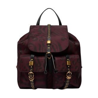 Pinko Nylon Rugzak - Dames - Rugzakken - Rood - ONE Size - Nylon - Tassen