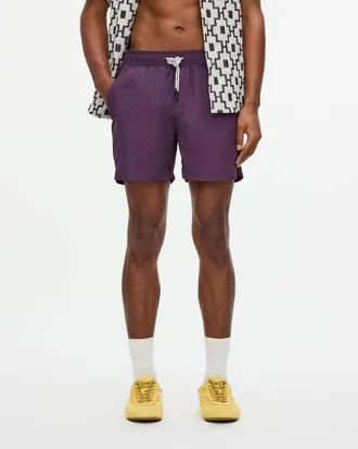 OAS Nylon Swim Shorts In Plum