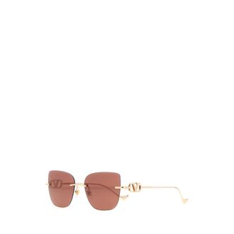 Valentino Garavani Vg0033S Sunglasses - female - Valentino Garavani - Sunglasses - Yellow - ONE SIZE - Accessories