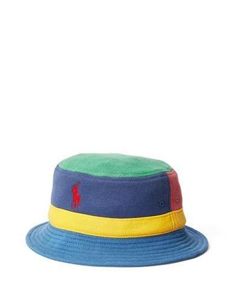 Ralph Lauren COLOR-BLOCKED FLEECE BUCKET HAT