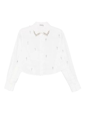 SIMKHAI Camicia Renata con decorazione - Bianco