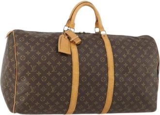 Louis Vuitton Pre-owned Weekend Bags, female, Brown, Size: ONE SIZE Pre-owned Keepall 60 Boston Bag