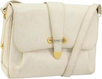 Gucci Pre-owned Shoulder Bags, female, White, Size: ONE SIZE Pre-owned Vintage Shoulder Bag