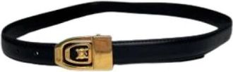 Celine Pre-owned Vintage Riem - unisex - Vintage Accessoires - Zwart - ONE Size - Leer - Vintage