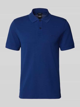 HUGO BOSS Regular Fit Poloshirt aus reiner Baumwolle Modell PALLAS in Dunkelblau, Gr&ouml;&szlig;e XXXL