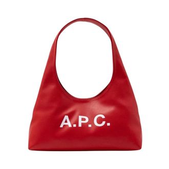 A.P.C. Ninon Shoulder Bag - female - A.P.C. - Shoulder Bags - Red - ONE SIZE - Bags