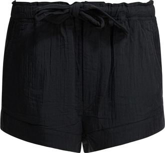 Isabel Marant Shorts de talle paperbag - Shorts - Mujer - Negro - 2XS