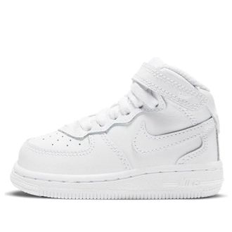 Nike (TD) Nike Air Force 1 Mid White 314197-113